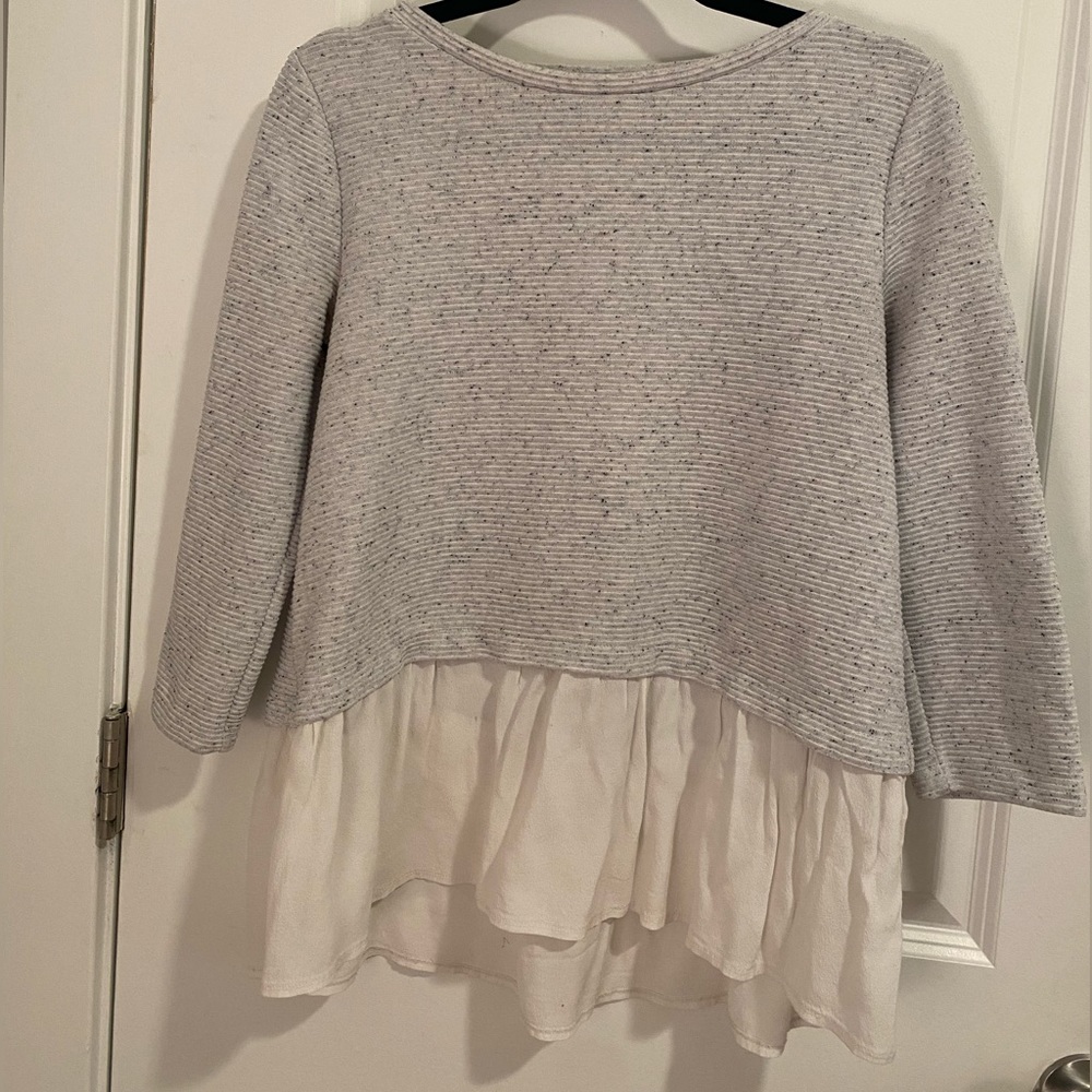 LOFT Sweater with Faux underlay